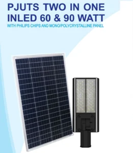 lampu jalan solar cell PJUTS 2IN1 60-90 Watt