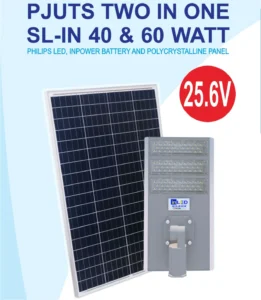 lampu jalan tenaga surya PJUTS 2IN1 40 -60 Watt